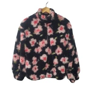 Sandy Liang X Target Jacket Womens Size Xs X-small Black Pink Green Flor…
